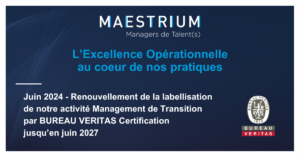 MAESTRIUM certifié par Bureau Veritas certification
